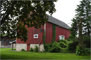 W187 N8661 MAPLE, a Astylistic Utilitarian Building barn, built in Menomonee Falls, Wisconsin in 1873.