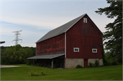 W187 N8661 MAPLE, a Astylistic Utilitarian Building barn, built in Menomonee Falls, Wisconsin in 1873.