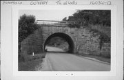 KEEL RD AT KENTON & STATE HIGHWAY 71, a NA (unknown or not a building) stone arch bridge, built in Wells, Wisconsin in 1872.