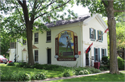 52 E WALWORTH AVE, a Greek Revival general store, built in Delavan, Wisconsin in 1842.
