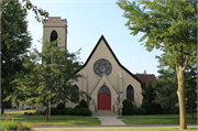 503 E WALWORTH AVE, a Early Gothic Revival house of worship, built in Delavan, Wisconsin in 1879.
