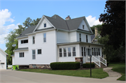 825 RACINE ST, a Queen Anne house, built in Delavan, Wisconsin in 1893.