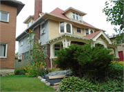 741 N 34TH ST, a American Foursquare house, built in Milwaukee, Wisconsin in 1907.