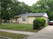 3825 W MARION ST, a Lustron house, built in Milwaukee, Wisconsin in 1948.