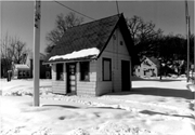 Oatman Filling Station, a Building.