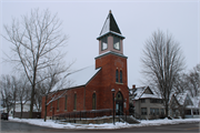 1452 George Street, a Early Gothic Revival house of worship, built in La Crosse, Wisconsin in 1890.