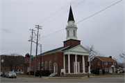 630 West Ave S, a Colonial Revival/Georgian Revival house of worship, built in La Crosse, Wisconsin in 1925.