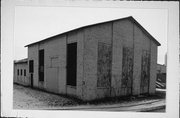 E OAK ST, a Astylistic Utilitarian Building warehouse, built in Sparta, Wisconsin in 1891.