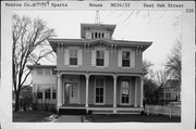 220 E OAK ST, a Italianate house, built in Sparta, Wisconsin in 1862.