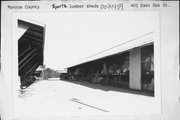 401 E OAK ST, a Astylistic Utilitarian Building lumber yard/mill, built in Sparta, Wisconsin in 1884.