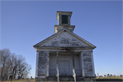 12007 County Rd K (AKA NW CORNER OF K AT MT. ZION RD), a Greek Revival house of worship, built in North Lancaster, Wisconsin in 1871.