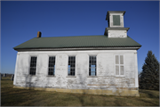 12007 County Rd K (AKA NW CORNER OF K AT MT. ZION RD), a Greek Revival house of worship, built in North Lancaster, Wisconsin in 1871.