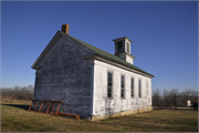 12007 County Rd K (AKA NW CORNER OF K AT MT. ZION RD), a Greek Revival house of worship, built in North Lancaster, Wisconsin in 1871.