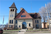 31 S MADISON ST 31 S MADISON ST, a Romanesque Revival city/town/village hall/auditorium, built in Evansville, Wisconsin in 1892.
