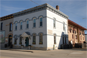 1 E MAIN ST, a Commercial Vernacular large retail building, built in Evansville, Wisconsin in 1866.