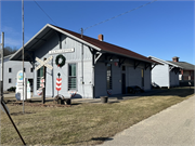 336 WASHINGTON ST, a Italianate depot, built in Darlington, Wisconsin in 1894.