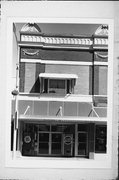 123 S WATER ST, a Romanesque Revival small retail building, built in Sparta, Wisconsin in 1896.