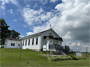 W9644 Zoar Rd (County Hwy F),, a Greek Revival house of worship, built in Eldorado, Wisconsin in 1856.