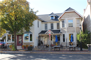 1828-1830 Parmenter St, a Queen Anne house, built in Middleton, Wisconsin in 1868.