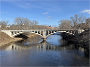 Dewey St, over the Eau Claire River, a NA (unknown or not a building) bridge, built in Eau Claire, Wisconsin in 1931.