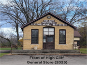N7526 Lower Cliff Rd (AKA HIGH CLIFF STATE PARK (LOWER CLIFF RD, NE SIDE, .25 MI. SE OF STATE PARK RD)), a Gabled Ell museum/gallery, built in Harrison, Wisconsin in 1890.