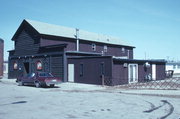 106 SUPERIOR, a Greek Revival small office building, built in Oconto, Wisconsin in 1854.