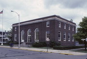 141 CONGRESS ST, a Colonial Revival/Georgian Revival post office, built in Oconto, Wisconsin in 1922.