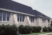 408 PARK AVE, a Late Gothic Revival house of worship, built in Oconto, Wisconsin in 1900.