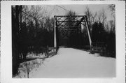 VAN LAENEN RD OVER OCONTO RIVER, a NA (unknown or not a building) overhead truss bridge, built in Stiles, Wisconsin in 1906.