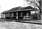 Green Bay and Western Railroad Depot, a Building.