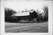 COUNTY HIGHWAY A, NEAR SPRUCE, a Boomtown blacksmith shop, built in Spruce, Wisconsin in 1890.