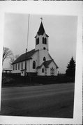 8195 COUNTY HIGHWAY Z, a Late Gothic Revival church, built in Brazeau, Wisconsin in 1915.