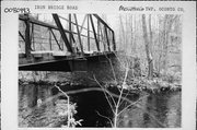 IRON BRIDGE RD, a NA (unknown or not a building) pony truss bridge, built in Mountain, Wisconsin in 1906.