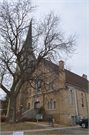 220 RANSOM ST, a Romanesque Revival house of worship, built in Ripon, Wisconsin in 1865.