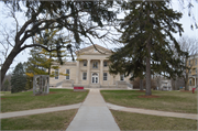 303 ELM ST, a Neoclassical/Beaux Arts library, built in Ripon, Wisconsin in 1930.