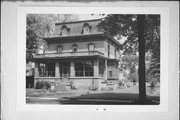 543 MAIN ST, a Second Empire house, built in Oconto, Wisconsin in 1878.