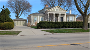 1247 MAIN ST, a Greek Revival house, built in Racine, Wisconsin in 1842.