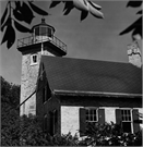 Eagle Bluff Lighthouse, a Building.