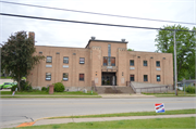 475 N. Water St., a Art Deco armory, built in Platteville, Wisconsin in 1940.
