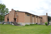 475 N. Water St., a Art Deco armory, built in Platteville, Wisconsin in 1940.