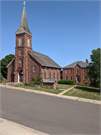 232 N 1ST ST, a Romanesque Revival house of worship, built in Bayfield, Wisconsin in 1898.