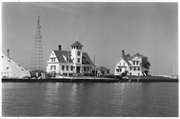 Racine Harbor Lighthouse and Life Saving Station, a Building.