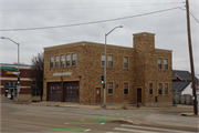 957 S PARK ST, a Prairie School fire house, built in Madison, Wisconsin in 1929.