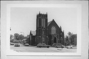 160 N BROWN ST, a Late Gothic Revival church, built in Rhinelander, Wisconsin in 1928.