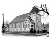 Temple Zion and School, a Building.