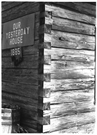 Johnson, Albin, Log House, a Building.