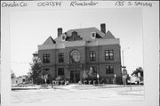 135 S STEVENS ST, a Neoclassical/Beaux Arts city/town/village hall/auditorium, built in Rhinelander, Wisconsin in 1908.