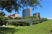 BRADY ST PED BRIDGE OVER LINCOLN MEM DR - MCKINLEY PARK BRADY ST PED BRIDGE OVER LINCOLN MEM DR - MCKINLEY PARK, a NA (unknown or not a building) bridge, built in Milwaukee, Wisconsin in 2005.