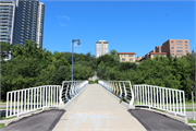 BRADY ST PED BRIDGE OVER LINCOLN MEM DR - MCKINLEY PARK BRADY ST PED BRIDGE OVER LINCOLN MEM DR - MCKINLEY PARK, a NA (unknown or not a building) bridge, built in Milwaukee, Wisconsin in 2005.