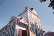 320 N DURKEE ST, a Queen Anne house of worship, built in Appleton, Wisconsin in 1883.